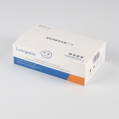 Equipo de la prueba del PC ISO13485, equipos de la bioquímica del D-dimero de la sangre entera