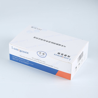 Kit de prueba rápida de NT-proBNP de anticuerpos de alta sensibilidad 20 pruebas/caja