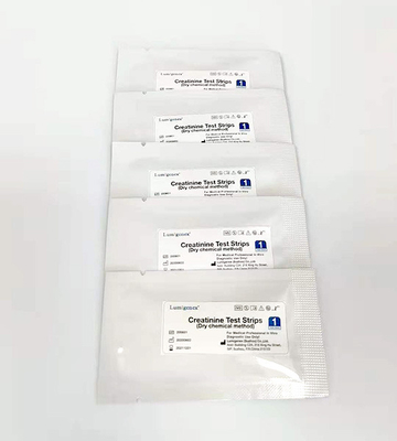 CE de tiras de prueba de creatinina química seca OEM aprobado para hospital
