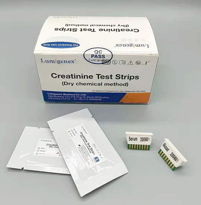 Tiras de prueba de la creatinina para la salud seca del riñón del analizador de la química de Prochek portátil