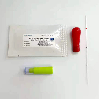 Exactitud química seca úrica del método de la tira de prueba ácida de la sangre alta