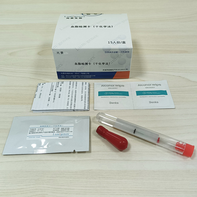 OEM de las tiras de prueba del panel del lípido de la enfermedad crónica ISO13485 disponible