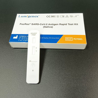 Marca CE y kits de prueba rápida de antígeno SARS-CoV-2 de alta precisión (Saliva)