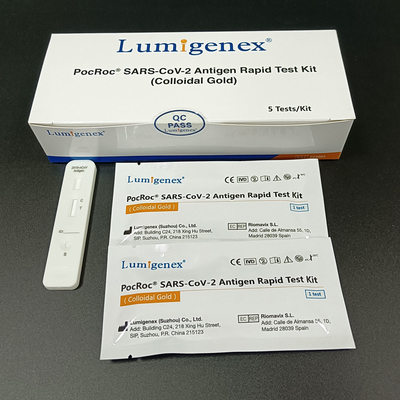 Kit de prueba rápida de antígeno (oro coloidal) incluido en la lista RAT común de la UE