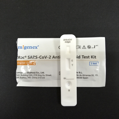 Kit de prueba rápida de antígeno (oro coloidal) con declaración CE