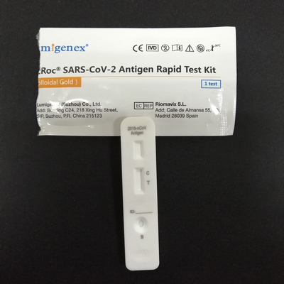 Kit de prueba rápida de antígeno SARS-CoV-2 (oro coloidal)