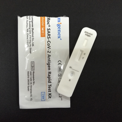 Kit de prueba rápida de antígeno (oro coloidal) con alta sensibilidad