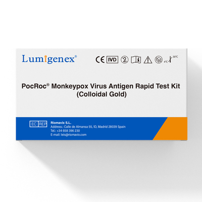 Prueba rápida Kit For Monkeypox Virus del oro del antígeno coloidal del método