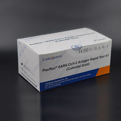 20mins Kit de prueba rápida de antígeno de 25 piezas Oro coloidal Certificado por ANSM