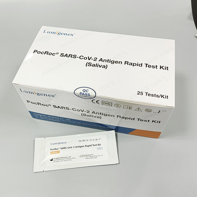Kit de prueba de saliva de antígeno ISO 20mins Covid-19 de alta sensibilidad