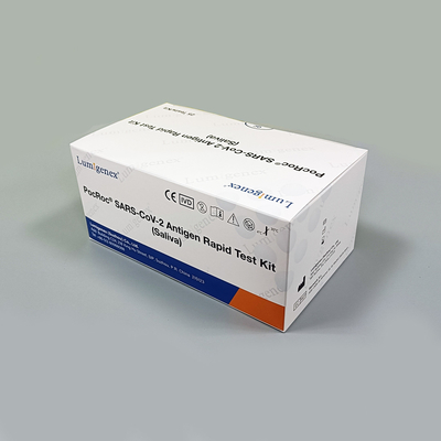 Equipo rápido de la prueba del antígeno de la saliva de diagnóstico médico 25 pedazos para SARS-CoV-2