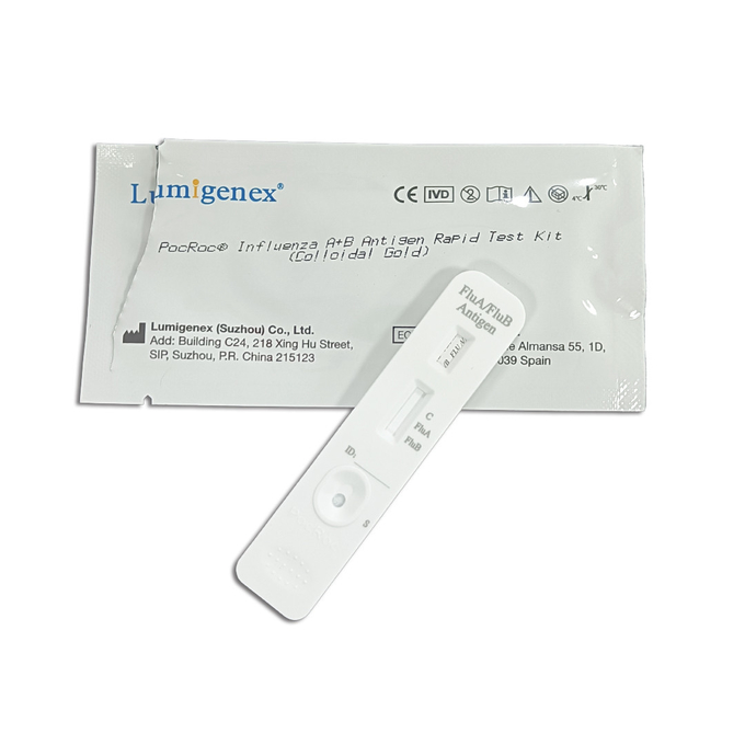 Diagnosis rápida de Kit Colloidal GoldFor de la prueba del antígeno del uso en el hogar de la gripe B 0 de la gripe A