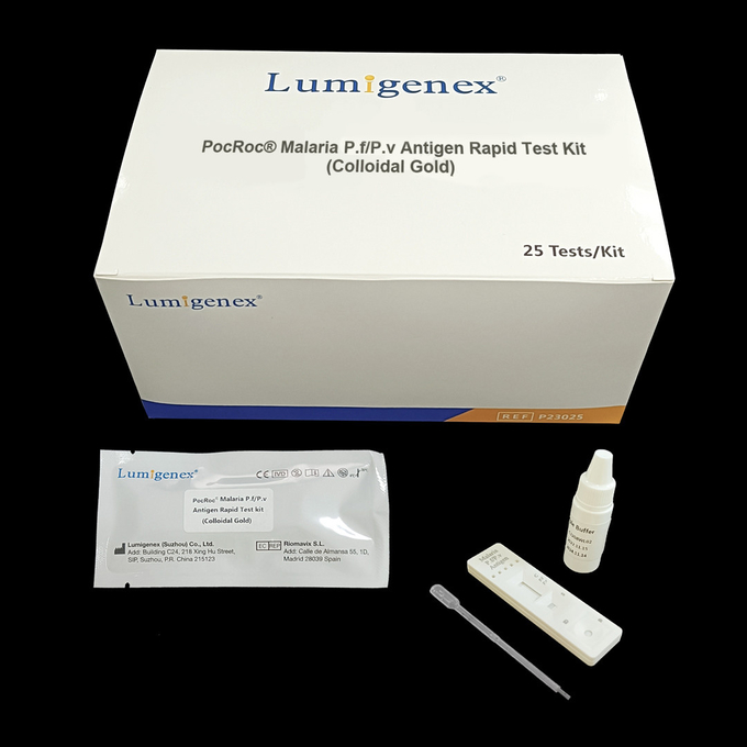 Diagnosis rápida de Kit Colloidal GoldFor de la prueba del antígeno del uso en el hogar de la gripe B 7 de la gripe A